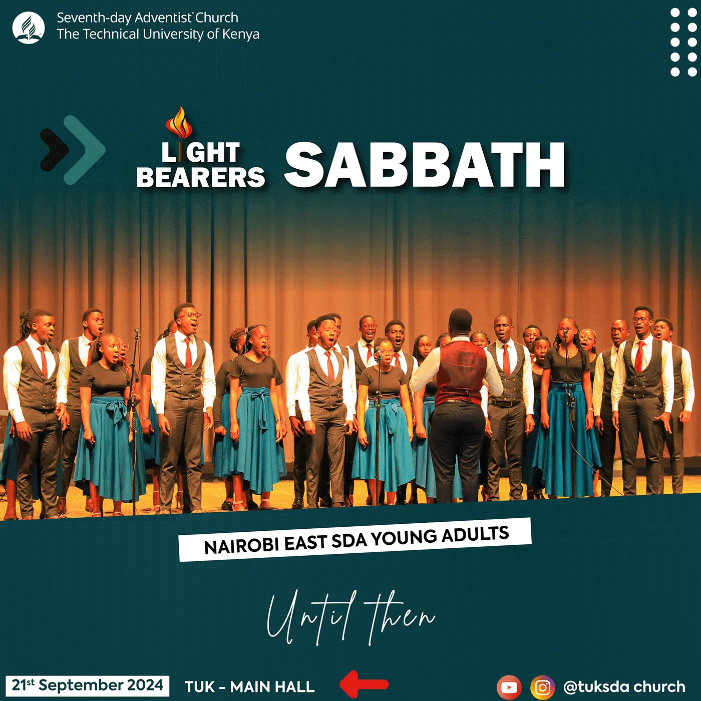 Light Bearers Sabbath post featuring Nairobi East SDA young adults