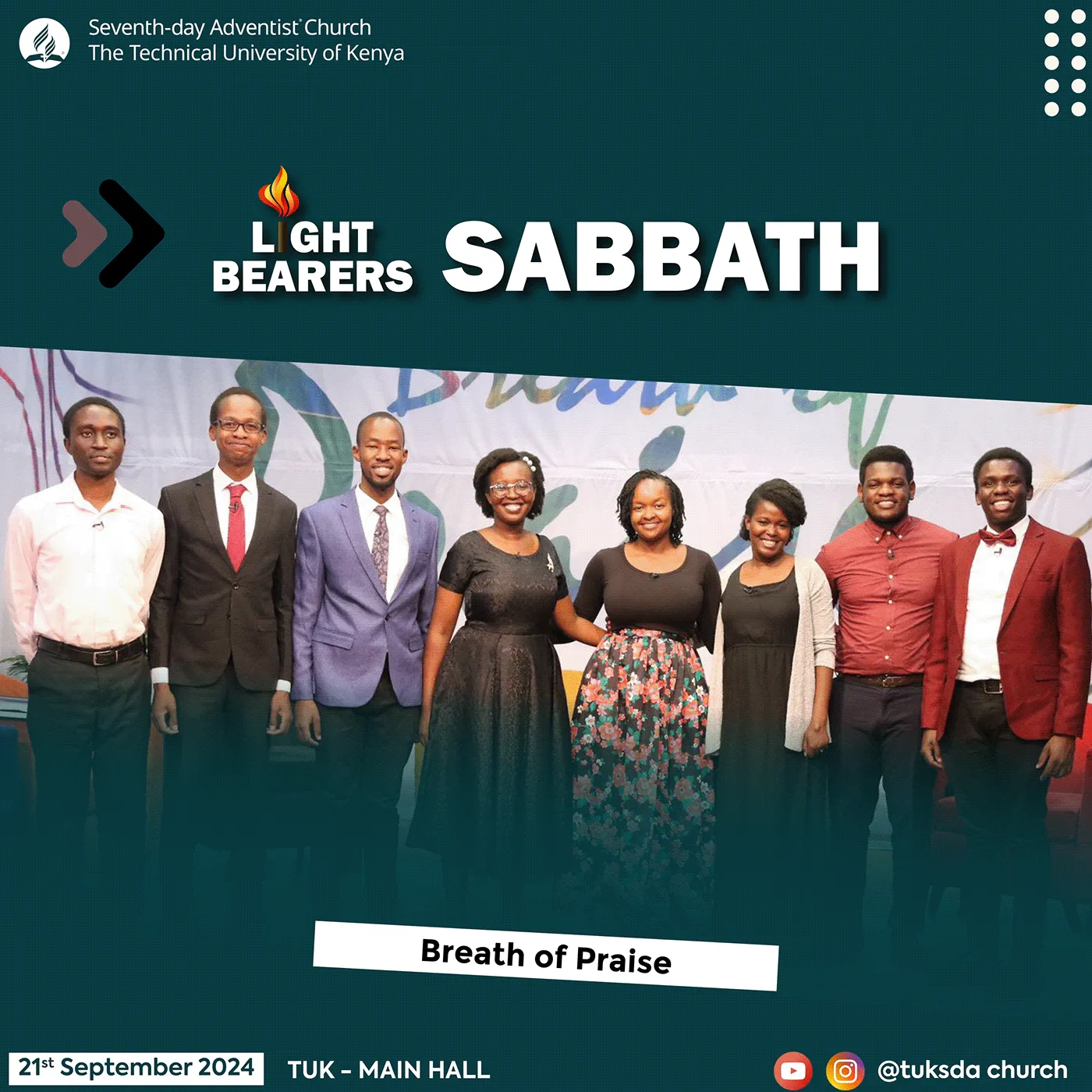 Light Bearers Sabbath post featuring Breath of Praise